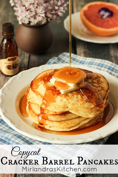 Copycat Cracker Barrel Pancakes - Mirlandra's Kitchen | Recipe ...