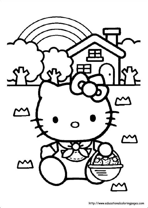 Hello Kitty Coloring Pages free For Kids