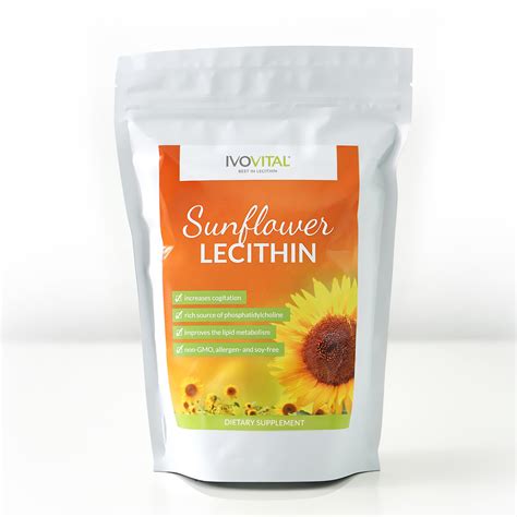 Sunflower Lecithin, powder • IVOVITAL Lecithin Shop - Buy organic lecithin and sunflower lecithin