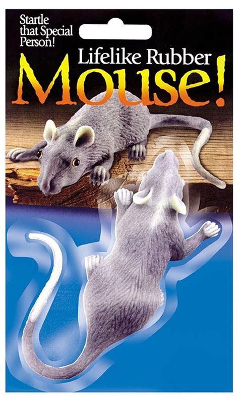 Loftus Realistic Fake Mouse Prank Joke Mice Trick Toy Decoration Prop ...