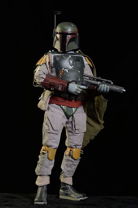 Review and photos of Deluxe Boba Fett sixth scale action figure by Hot Toys