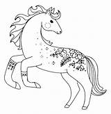 Horse coloring Pages  ColoringLib sketch template