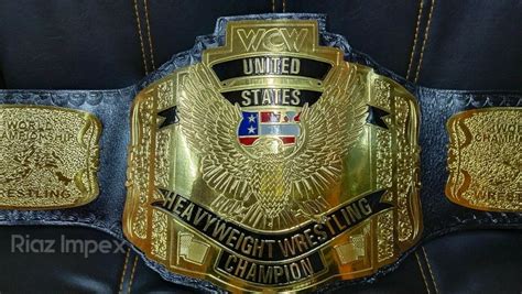 WCW United States US Championship ( Replica ) Belt Adult Size - Riaz Impex