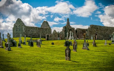 Download Architecture Cemetery Monastery Cross Ireland Clonmacnoise Religious Clonmacnoise ...