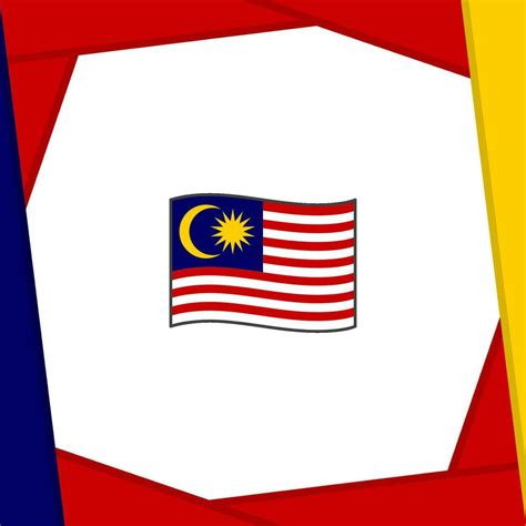 Malaysia Flag Abstract Background Design Template. Malaysia ...