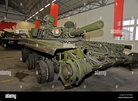 Russian tank on display at Saumur tank museum France Stock Photo, Royalty Free Image: 33843963 ...