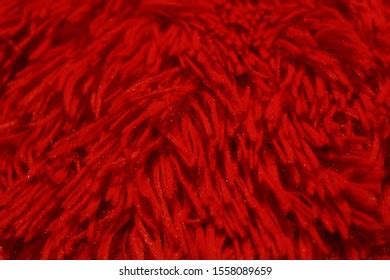 Soft Red Fuzzy Fabric Texture Close Stock Photo 1558089659 | Shutterstock