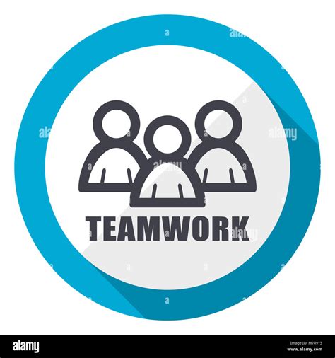 Blue teamwork group logo symbol -Fotos und -Bildmaterial in hoher ...