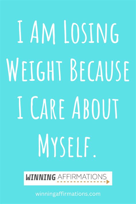 Positive Affirmations For Weight Loss - Winning Affirmations