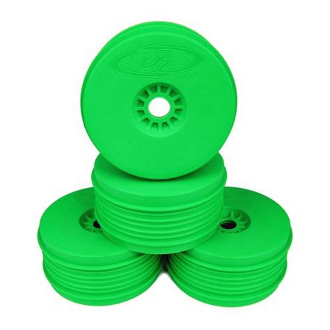 DE Racing SpeedLine Plus Wheels for 1/8 Buggy Green DER-PSB-8G - Rotor Ron