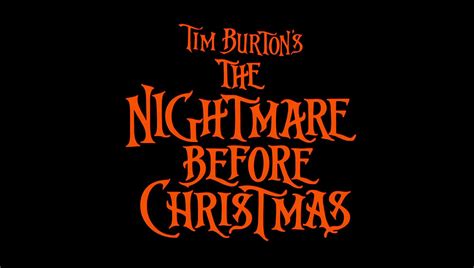 The Nightmare Before Christmas Font | Hyperpix