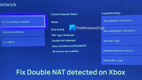 Fix Double NAT detected on Xbox One