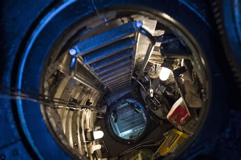 View of conning tower ladder aboard the Ohio-class guided-missile ...