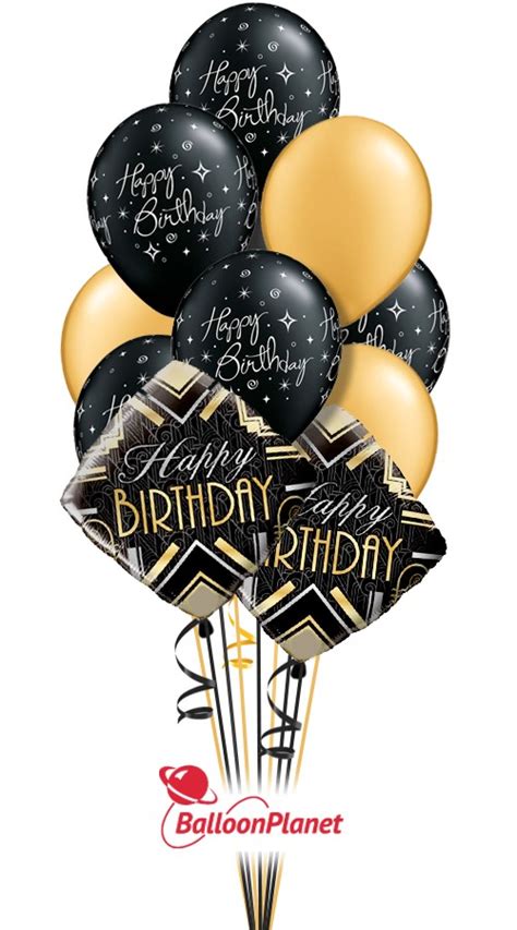 Black And Gold Balloon Columns - Balloon Columns Brisbane Balloon Decorating From Balloons And ...