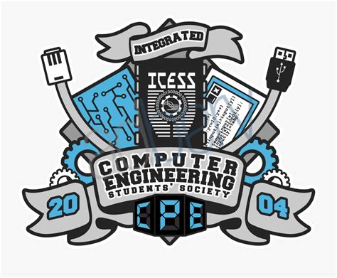 Computer Clipart T Shirt - Computer Engineering Logo Design , Free Transparent Clipart - ClipartKey