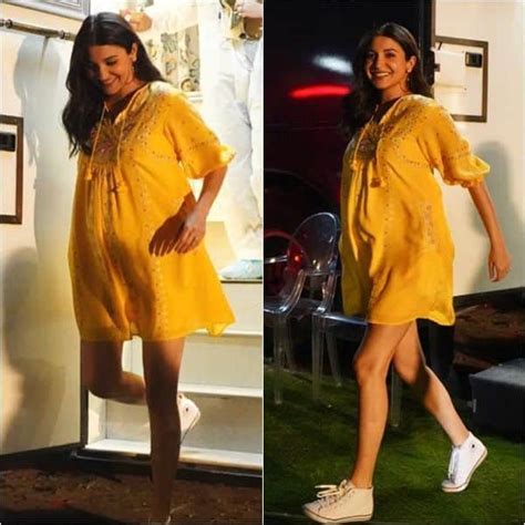 7-months pregnant Anushka Sharma looks super-energetic as she continues to shoot amidst the ...