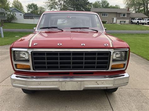 1980 Ford F-Series Red Custom Reg Cab 8 Ft box for sale