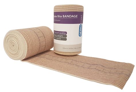 SNAKE BITE BANDAGE WITH COMPRESSION INDICATOR EXTRA LONG X 10CM WIDTH ...