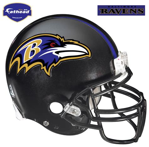 Baltimore Ravens Helmet Fathead NFL Wall Graphic