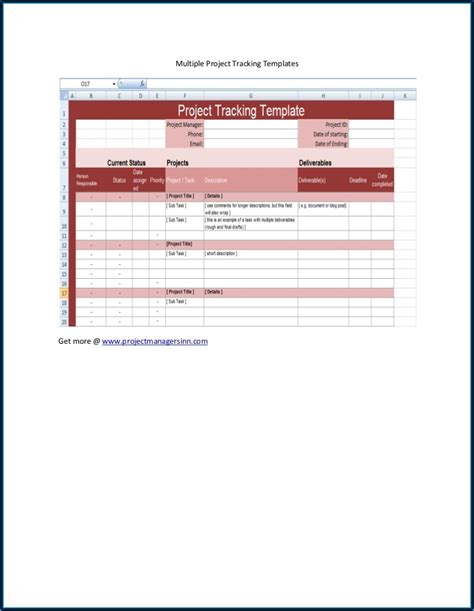 Project Cost Tracking Template Excel - Template 1 : Resume Examples # ...