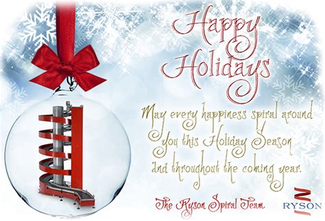 Happy Holidays From the Spiral Team - Ryson International