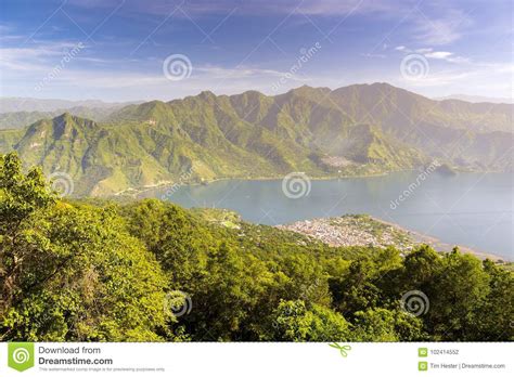 San Pedro Lake Atitlan stock photo. Image of america - 102414552