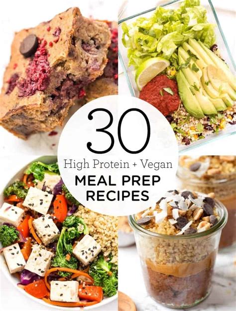 30 High Protein Vegan Meal Prep Recipes - Simply Quinoa