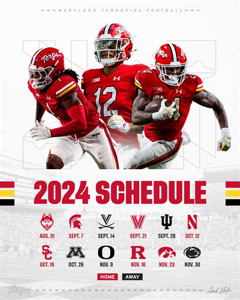 Maryland Terrapins Football Schedule 2024 - tonye sheelagh