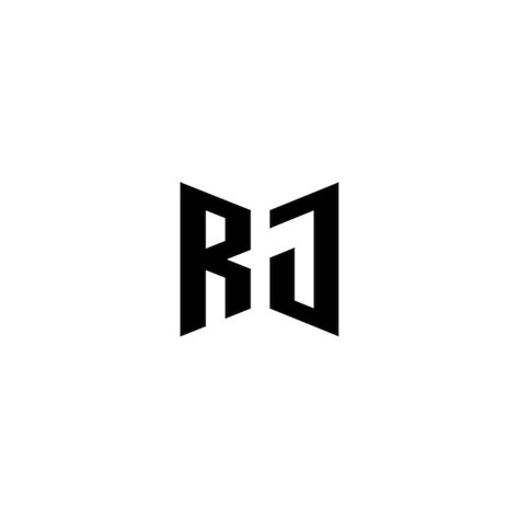 Premium Vector | Rj logo vector