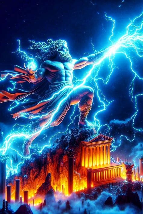 Zeus Thunder in 2024 | Zeus, Zeus god, Zeus lightning