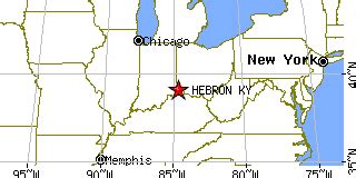 Hebron, Kentucky (KY) ~ population data, races, housing & economy