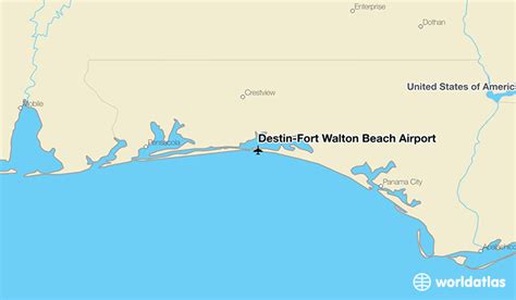 Destin–Fort Walton Beach Airport (DSI) - WorldAtlas