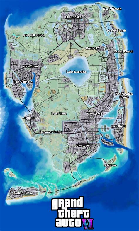 GTA VI Map | Gta