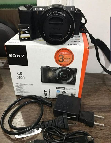 Sony Alpha A5100 Mirrorless Camera, Photography, Video Cameras on Carousell