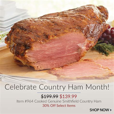 Country Ham Slices | Smithfield Marketplace