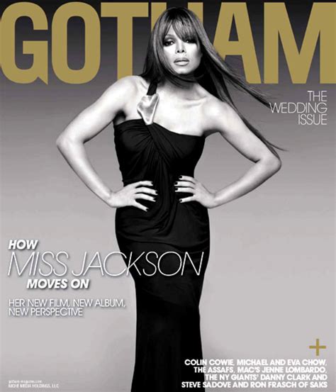 Janet Jackson Covers Gotham Magazine - That Grape Juice