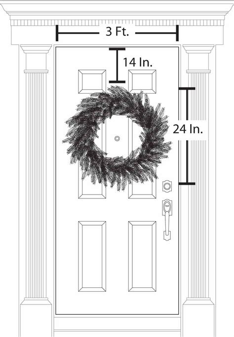 Large Wreath or Small Wreath? How to Choose for Your Front Door