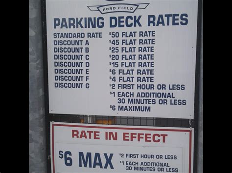 Ford Field Parking Deck - Parking in Detroit | ParkMe