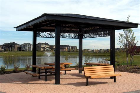 Steel Gazebos - Vardell Series | Custom Park & Leisure