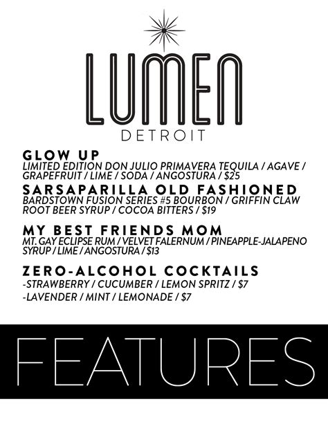 FEATURES — Lumen Detroit