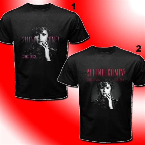 SELENA GOMEZ STARS DANCE ALBUM 2013 WORLD TOUR BLACK T SHIRT Size S 3XL-in T-Shirts from Men's ...