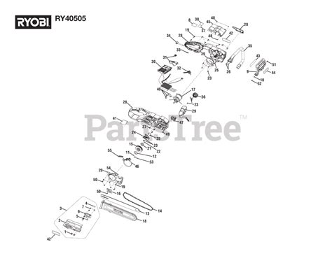 Ryobi RY 40505 (107473001) - Ryobi 16" 40V Chainsaw, Rev 02 (2020-11 ...