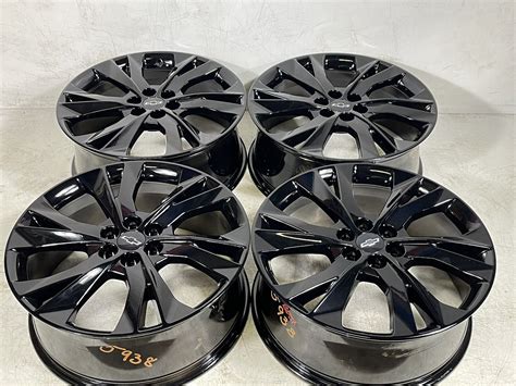 4 2020 Chevy Blazer 21" Factory OEM Wheels Rims 5938 gloss black Oem | eBay