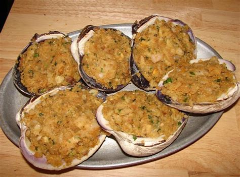 Rhode Island Stuffed Quahogs Recipe | Just A Pinch Recipes