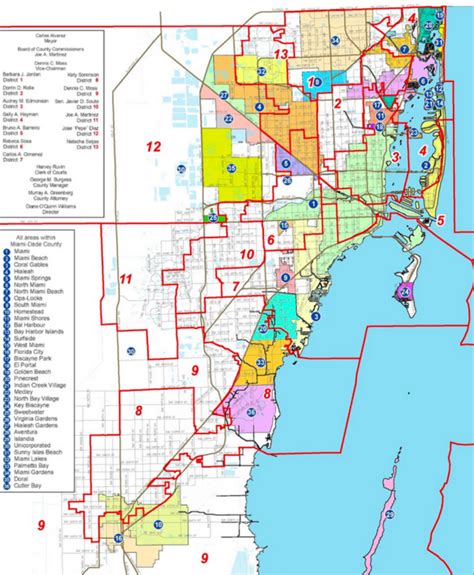 Miami Area Zip Codes Map