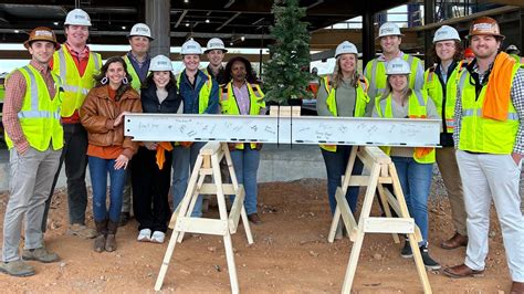 Clemson celebrates ‘topping out’ of new alumni center - UPSTATE ...