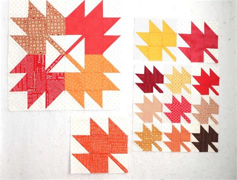 Maple Leaf Quilt Block Tutorial | Quilting | Diary of a Quilter | Quilt block tutorial, Modern ...