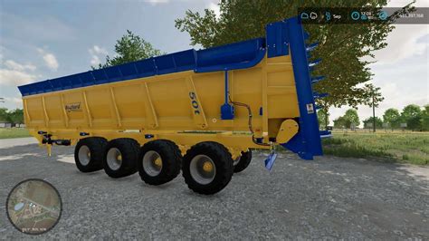 FS22 Manure spreader Brochard EV 2200 v1.0 - FS 22 Trailers Mod Download