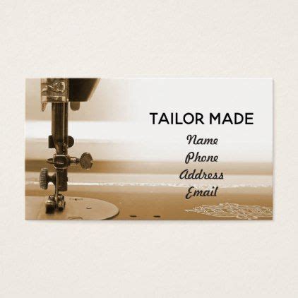 Closeup Image of Vintage Sewing Machine Business Card | Zazzle.com | Vintage sewing, Business ...