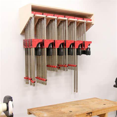 Space Saving Parallel Clamp Rack Plans | Fix This Build That